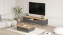 Hanah Home FR17-AA Conjunto de Muebles de Salón Pino Atlántico y Antracita